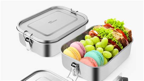 Popular Metallic Texture Lunch Boxes 